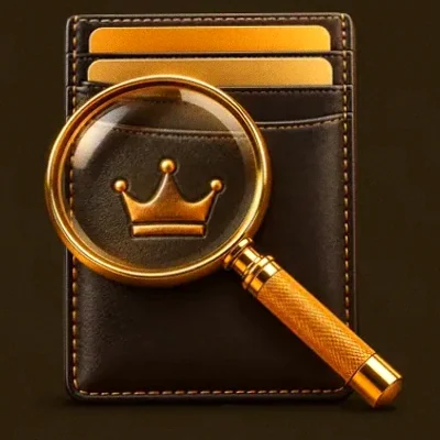 Wallet and magnifier — Richard