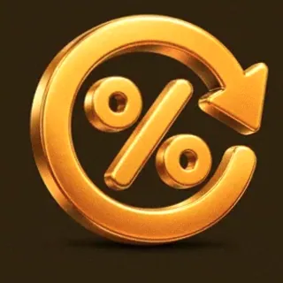 Gold percent symbol — Richard