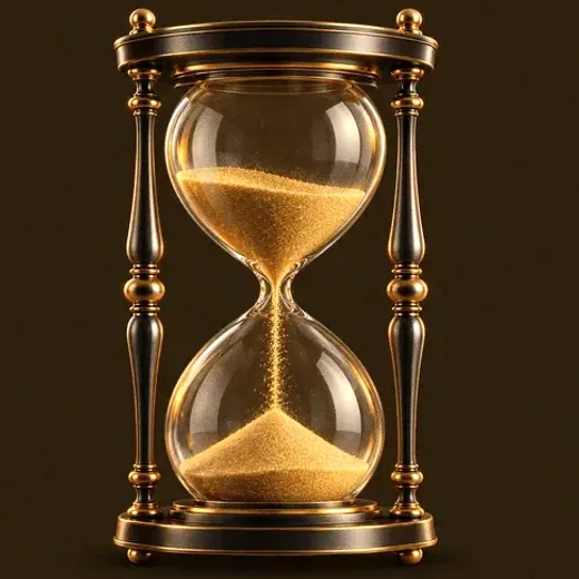 Ornate hourglass — Richard