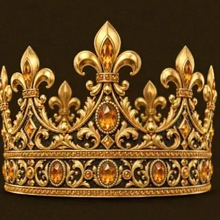 Ornate royal crown — Richard