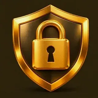 Shield with padlock — Richard