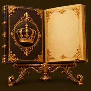 Ornate open book — Richard