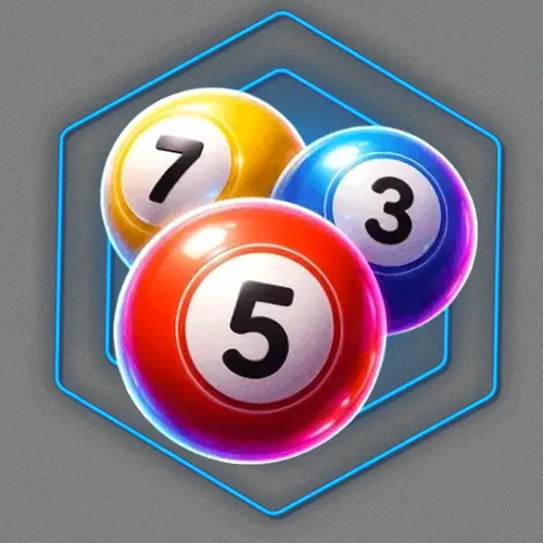 Numbered bingo balls