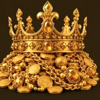 Gold treasure pile — Richard