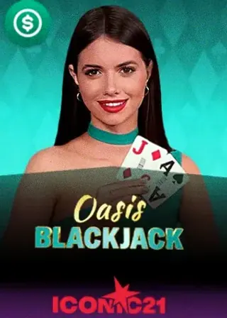Oasis Blackjack live game cover