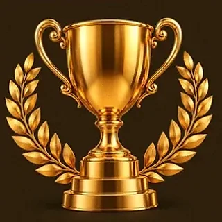 Gold trophy cup — Richard